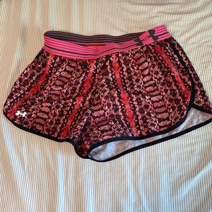 Under Armour pink designed shorts